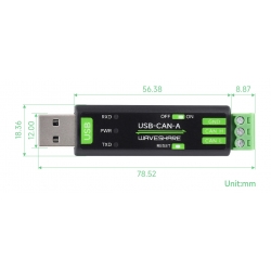 Adapter USB do CAN model A do układów STM32 Waveshare