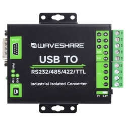 Konwerter interfejsu USB na RS232/485/422/TTL FT232RNL z izolacją Waveshare