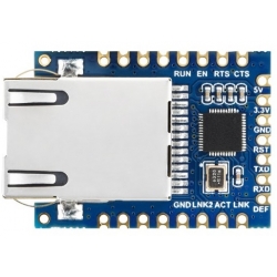 Miniaturowy moduł TTL UART do Ethernet z odlewanymi otworami Waveshare