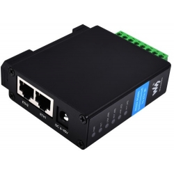 Serwer szeregowy RS232/RS485 na RJ45 2x Ethernet Waveshare