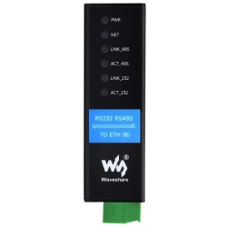 Serwer szeregowy RS232/RS485 na RJ45 2x Ethernet Waveshare