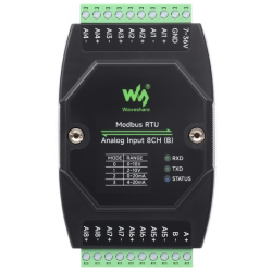 Przemysłowy 8 kanałowy moduł akwizycji analogowej 12 bit 0-10V Waveshare