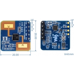 Czujnik mmWave do wykrywania mikroruchów człowieka 24GHz FMCW Waveshare