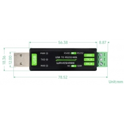 Konwerter szeregowy USB na RS232/485 Waveshare