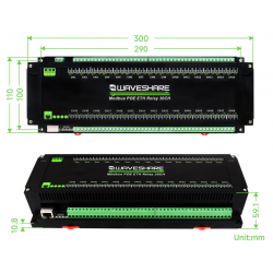 30 kanałowy moduł przekaźnika Ethernet Modbus RTU/Modbus TCP Waveshare