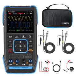 2C53T Plus oscyloskop 3w1 z multimetrem i generatorem dwukanałowy 50MHz Fnirsi zestaw