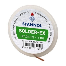 Taśma rozlutowująca plecionka 1,5mm Stannol Solder-Ex