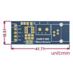 Konwerter interfejsu UART na RS485 3,3V DC SP3485 10Mb/s Waveshare