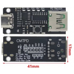 Wyzwalacz trybów szybkiego ładowania - tester ładowarek PD2.0 3.0 QC 20V 100W 5A USB-A