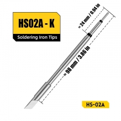 HS02A-K grot do lutownicy grotowej FNIRSI HS-02A ścięty typu nóż zamiennik C245