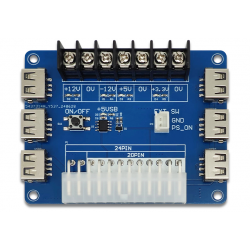 Moduł zasilania USB z adapterem ATX wielofunkcyjna stacja ładowania