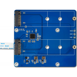 Moduł rozszerzenia Raspberry Pi 5 PCIe M.2 Dual SSD