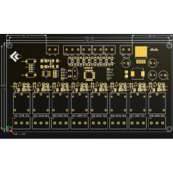 Moduł przekaźnikowy Modbus RTU 8-kanałowy RS485/TTL UART