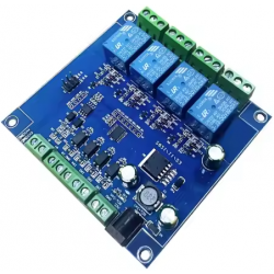 Moduł przekaźnikowy 4 kanałowy Modbus RTU RS485/TTL UART