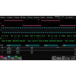 SDS-5000X-I2S wyzwalanie i dekodowanie sygnałów I2S opcja software do SDS5000X