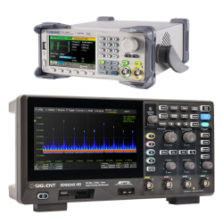 Zestaw promocyjny Siglent: SDS814X-HD oscyloskop + SDG1032X generator