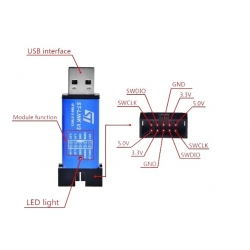 ST-Link v2 programator debugger USB do układów STM32 STM8 ARM STLINK V2