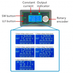 Przetwornica obniżająca napięcie step down zasilacz 100V 20A 1000W WZ10020L