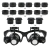 Okulary serwisowe wymienne soczewki 8par + oświetlenie LED
