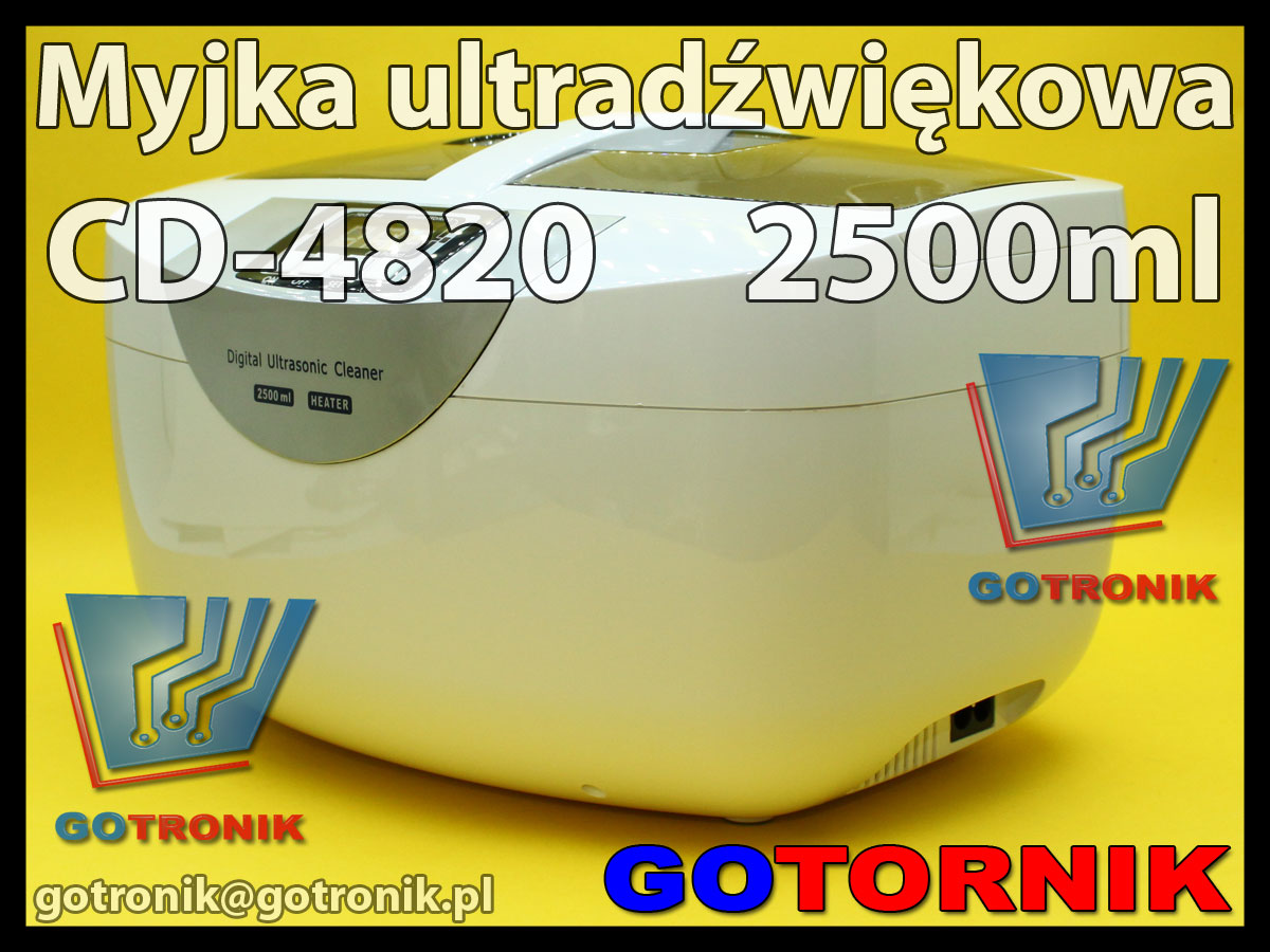 Myjka ultradźwiękowa CD-4820 2,5l 2500ml wanienka