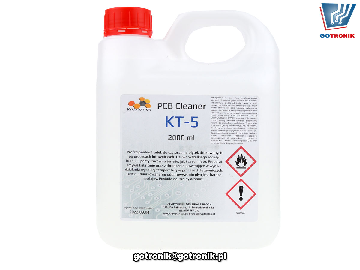 PCB Cleaner KT-5 środek do czyszczenia płytek drukowanych 2L CHEM-034