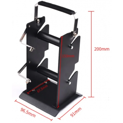 Podwójny metalowy stojak na drut lutowniczy z ramą