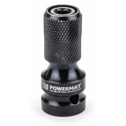 Adapter udarowy Powermat PM-ASHU-05025T przejściówka 1/2" kwadrat na 1/4" HEX