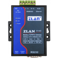 Konwerter RS232 RS485 RS422 na Ethernet Modbus TCP IP z izolacją