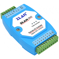 Moduł sterujący z przekaźnikami 4 wejścia cyfrowe / 2 wejścia analogowe IO Ethernet