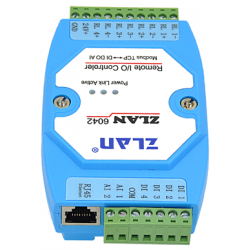 Moduł sterujący z przekaźnikami 4 wejścia cyfrowe / 2 wejścia analogowe IO Ethernet