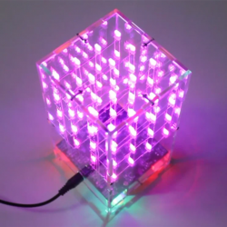 3D LightSquared 4x4x4 LED Cube - efekt świetlny