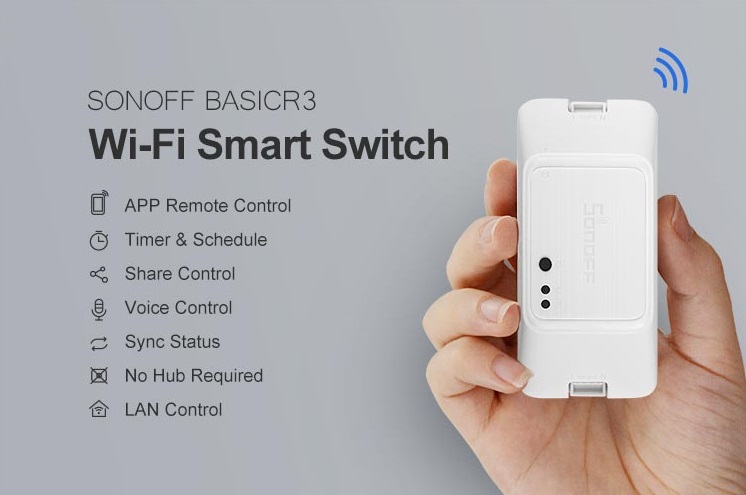 nteligentny przełącznik WiFi Sonoff Basic 3