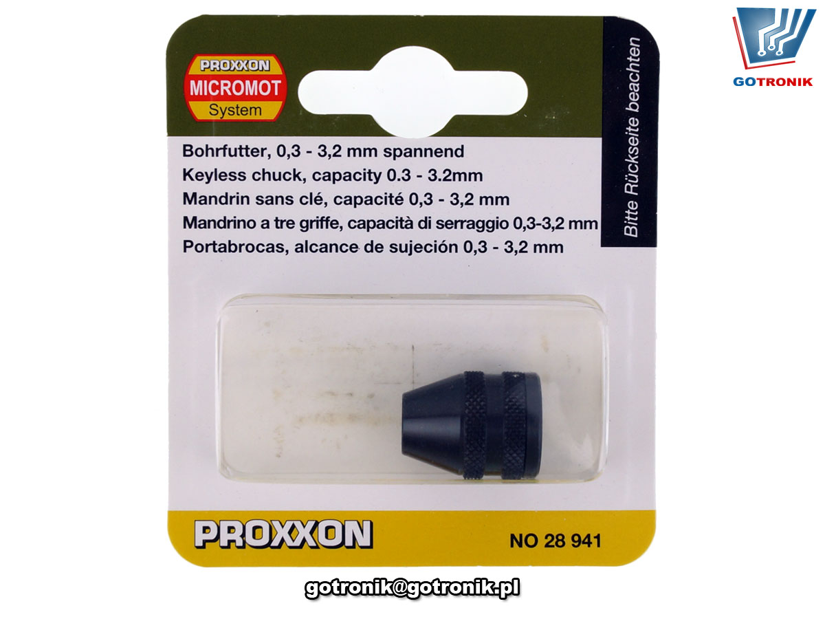 Uchwyt samozaciskowy PROXXON 28941 do mini wiertarki trójszczękowy