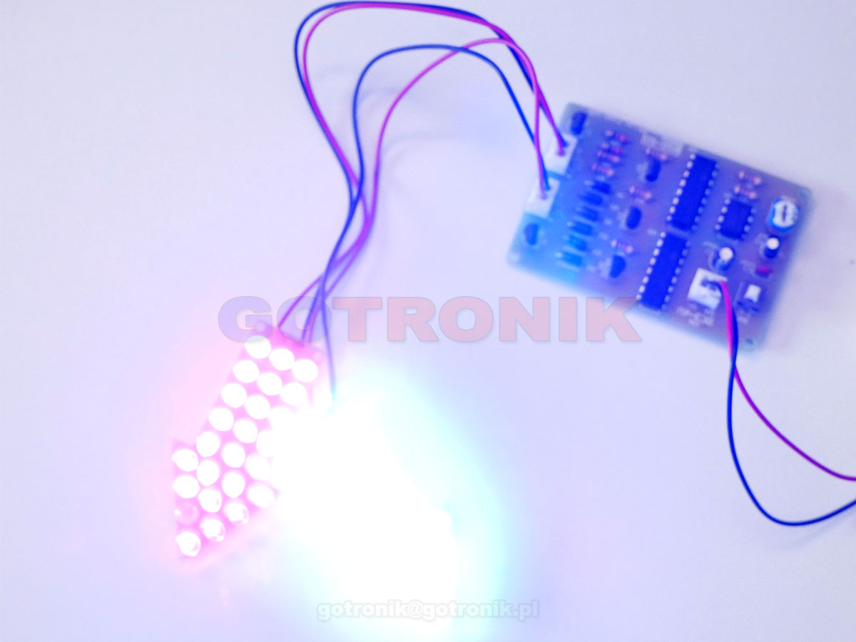 Strzałki LED dwukolorowe migające światło zestaw do samodzielnego montażu KIT/DIY RBS-024 RBS024