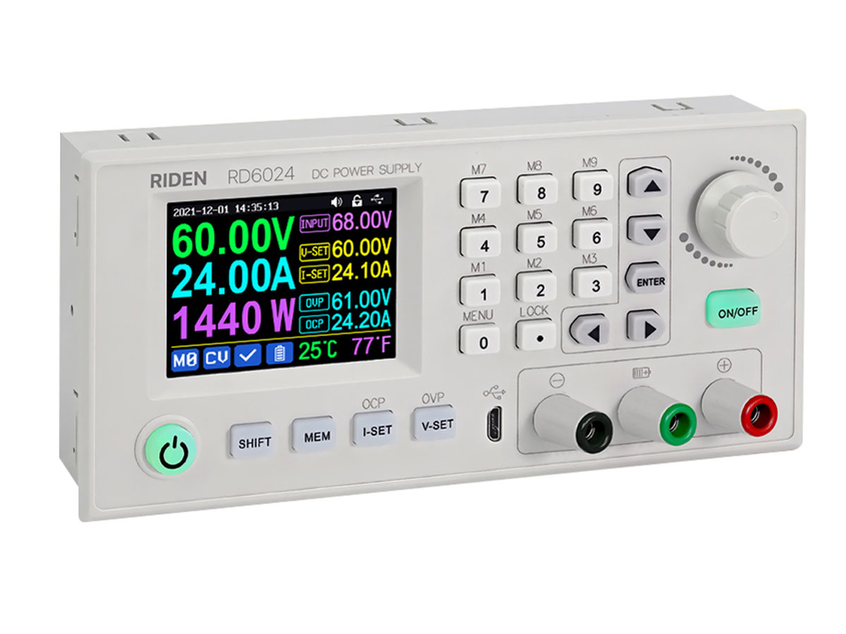 RD6024W panelowy moduł zasilacza 0-60V 0-24A 1440W z WiFi