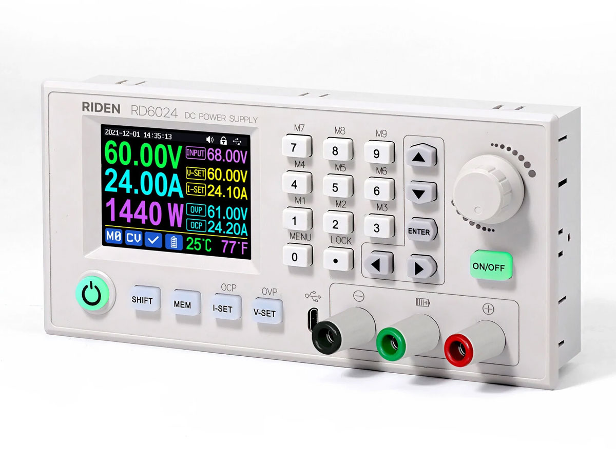 RD6024 panelowy moduł zasilacza 0-60V 0-24A 1440W