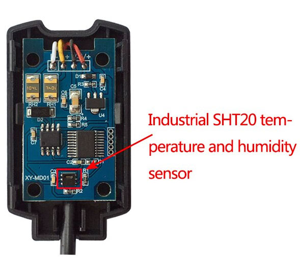 SHT20 czujnik temperatury i wilgotności z interfejsem Modbus RS485 BTE-678