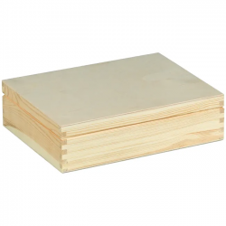 Szkatułka pudełko drewniane organizer z 12 przegródkami skrzynka 29,5 x 22,5 x 8cm