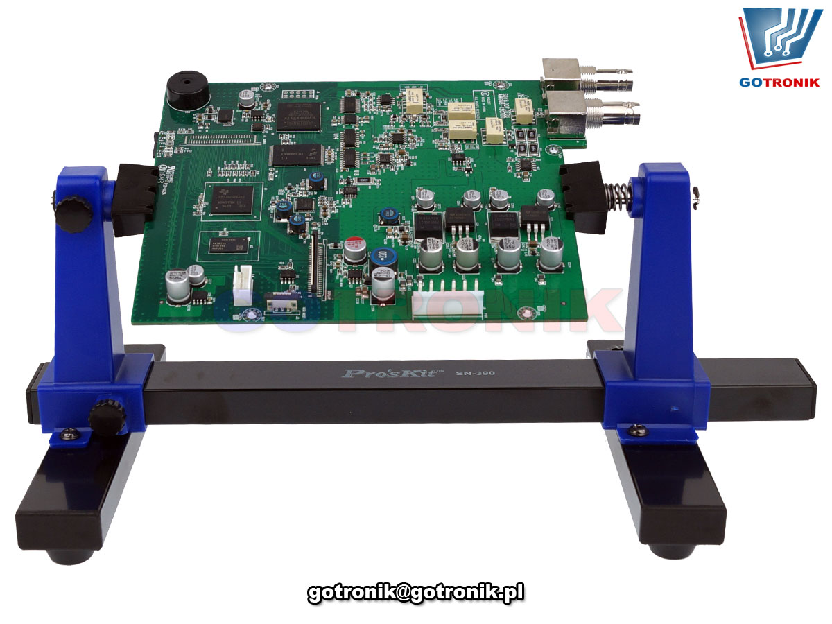 Uchwyt montażowy płytek drukowanych PCB do lutowania SN-390 Pro'skit