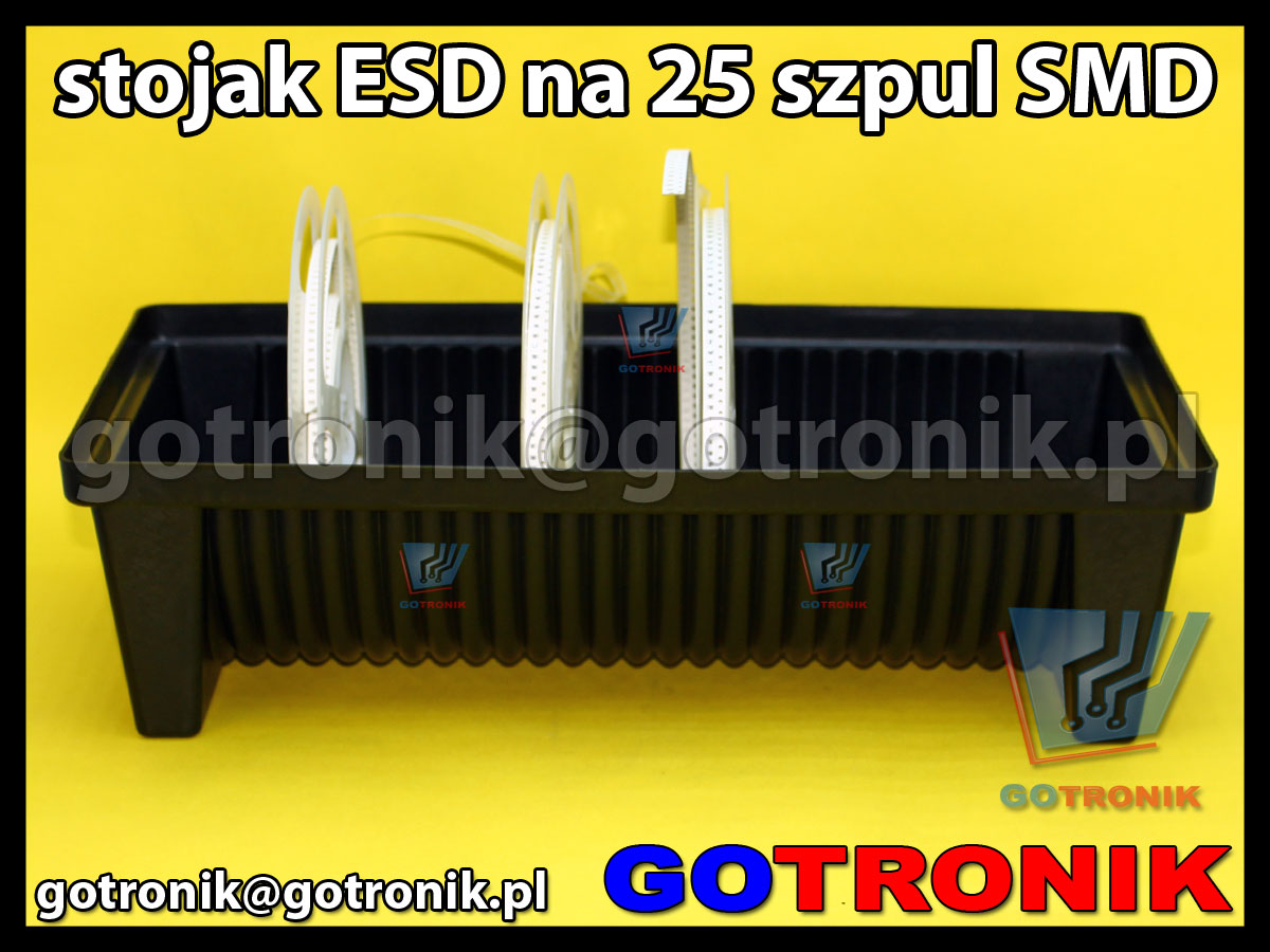 PCB-025 pojemnik na szpule SMD stojak ESD