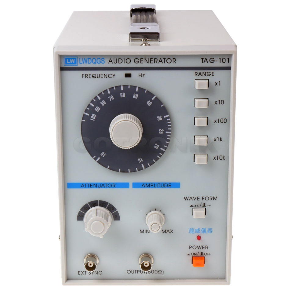 TAG-101 generator sygnałowy niskiej częstotliwości do zastosowań audio