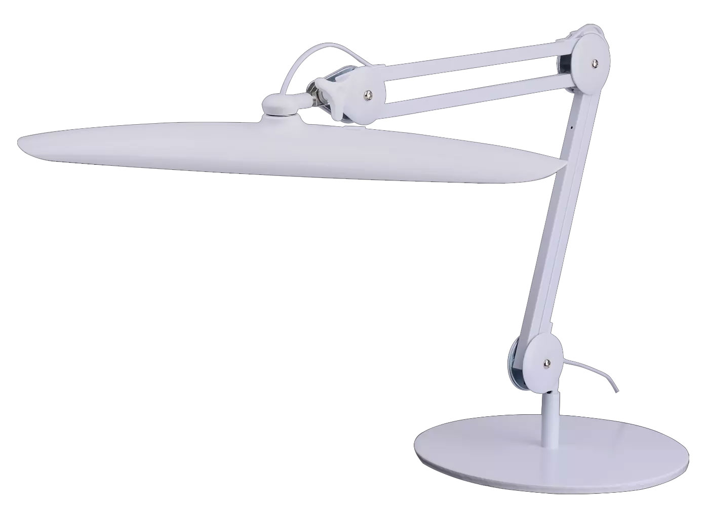 LAM-056 okragła podstawa na stół do lampy z lupą, podstawka biurkowa do lamp z lupą, podstawka na blat do lampy z lupą,