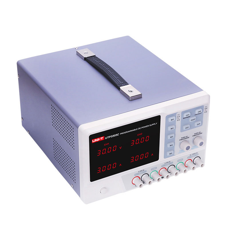 UTP3303C zasilacz laboratoryjny symetryczny DC liniowy potrójny Unit-t programowalny USB RS232