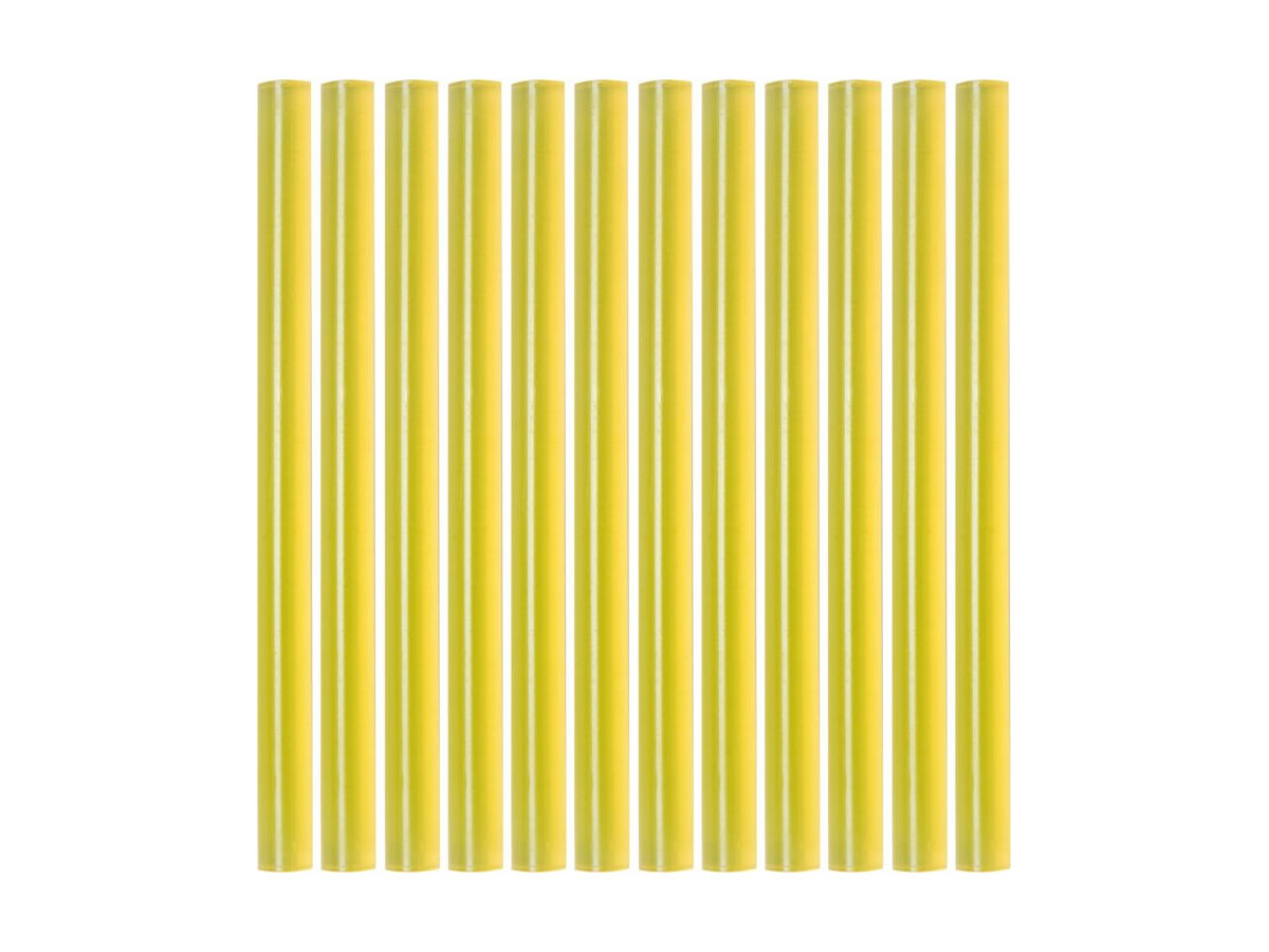 Klej termotoliwy uniwersalny 7,2x100mm 12szt żółty