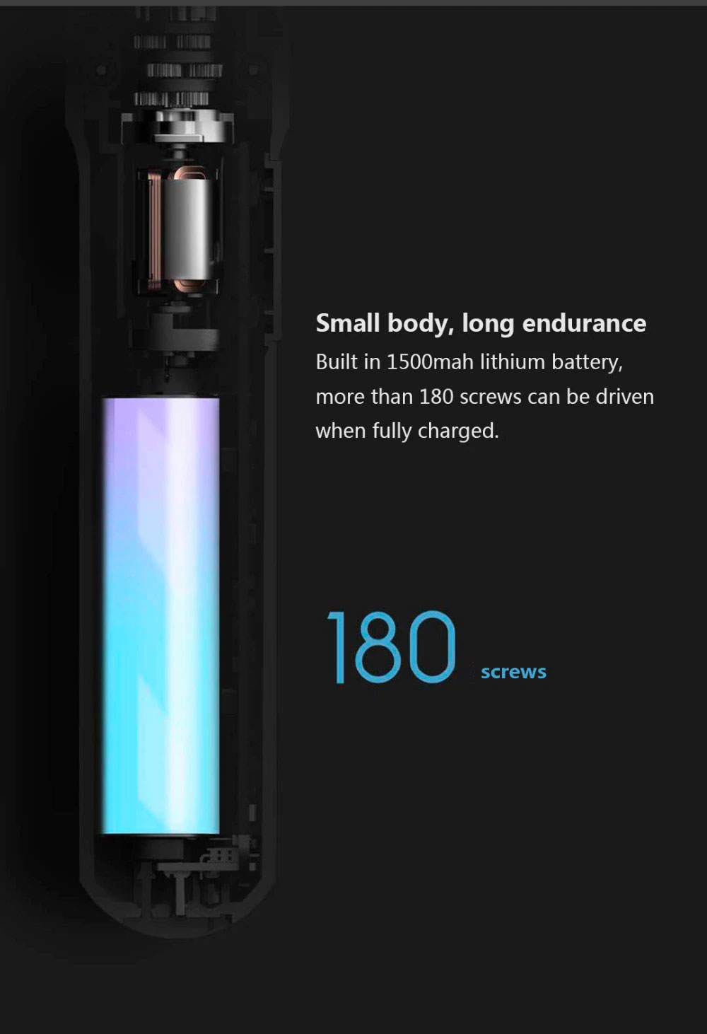Xiaomi Mijia MJDDLSD002QW wkrętak akumulatorowy, wkrętarka akumulatorowa, śrubokręt elektryczny do precyzyjnych prac