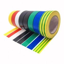 Zestaw taśm izolacyjnych kolorowych PVC 15x10m 10 sztuk