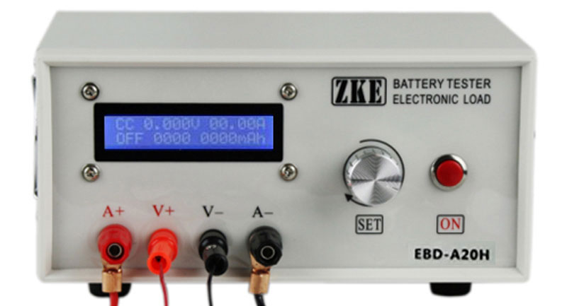 EBC-A20H 20A Elektroniczny tester akumulatora baterii ogniw pod obciążeniem, testowanie zasilania zasilaczy, elektroniczne obciążenie z funkcją ładowania ZKE EB Tester Software